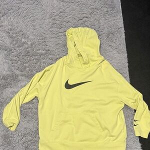 Nike bright green/ yellow hoodie